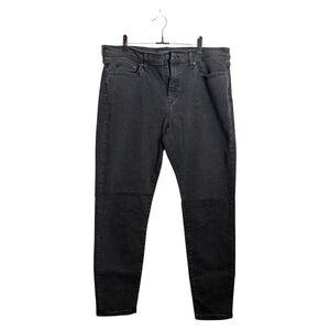 Banana Republic Charcoal Denim Jeans Slim Leg 33/16